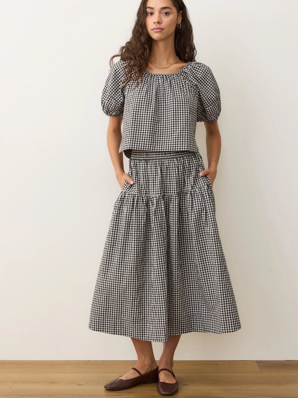 Marine Layer Gia Poplin Skirt & Top